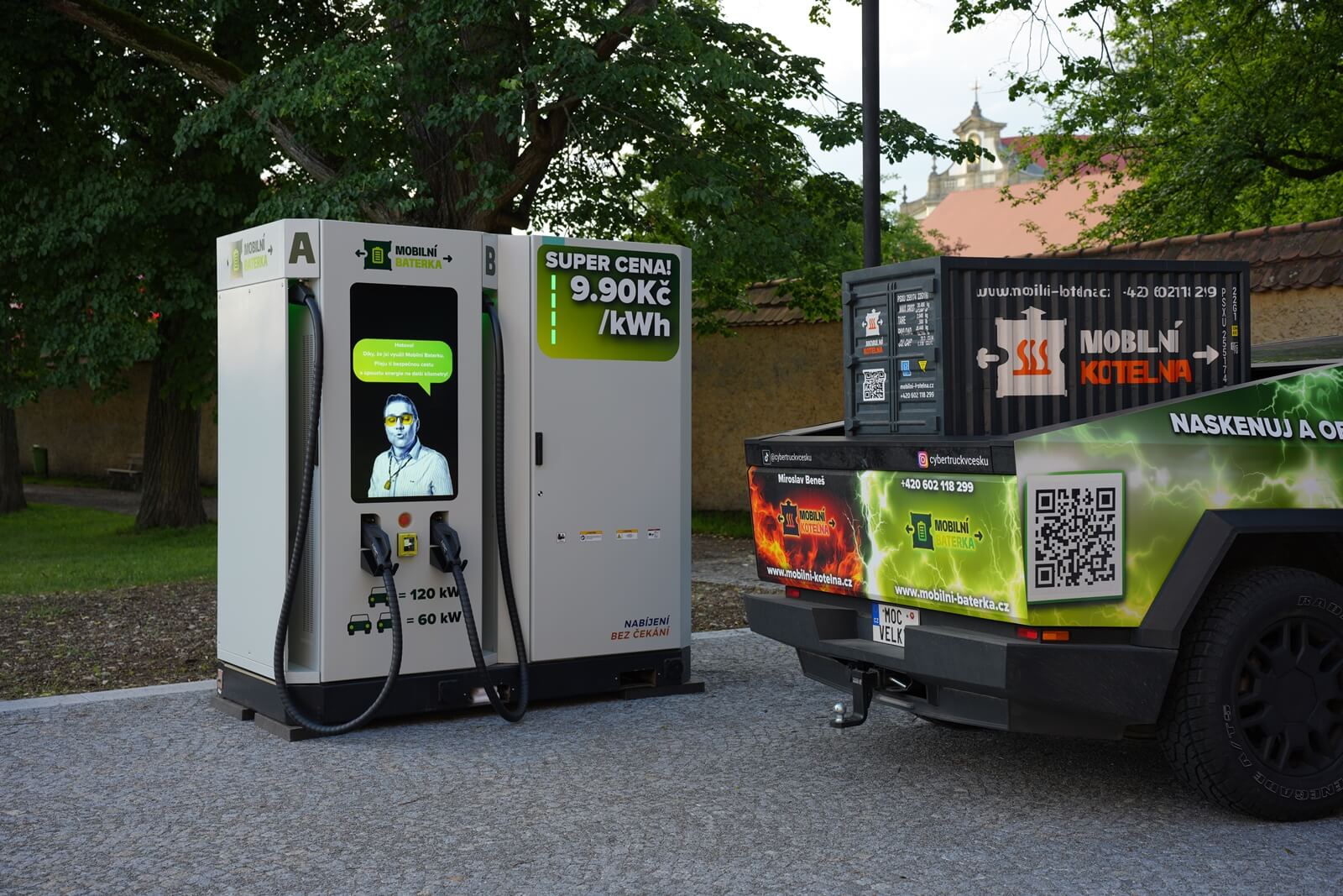 Mobilní baterka v nasazení — kulturní večer v Rychnově nad Kněžnou